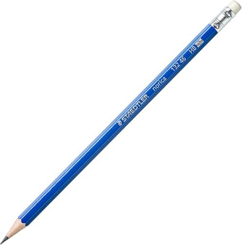 STAEDTLER Norica Pencil Set, 50 Pencils + 50 Eraser Caps + Sharpener 4 Pack