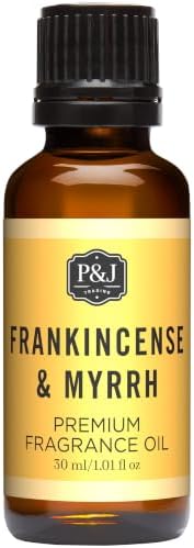 P&J Trading Fragrance Oil | Frankincense & Myrrh Oil 30ml - Candle Scents for Candle Making, Freshie Scents, Soap Making Supplies, Diffuser Oil Scents