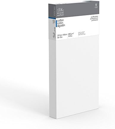 Winsor & Newton Professional Cotton Canvas, 8" x 16" Deep Edge