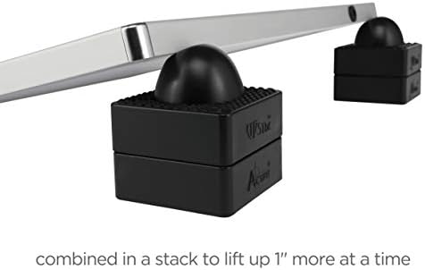 Acurit Upsyde Angle Lifts for Drawing Boards, Lightpad, Tracing Tablets- Stackable Lifting Pucks Holds Flat Items in Place to Create Any Angle - Pack of 4