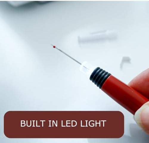 Madam Sew Lighted Seam Ripper with LED Light Illumination | Remove Stitches and Seams with Precision | Thread Ripping Sewing Tool