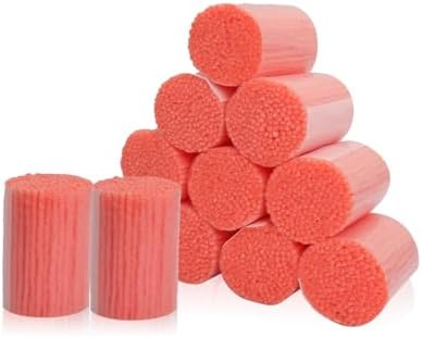 AKZYTUE 12 Rolls Latch Hook Yarn, Precut Rug Yarn for Latch Hook Kits, Crochet Yarn Bundles for Latch Hook Rug Making, DIY Tapestry Crafts for Adults & Beginners,Peach