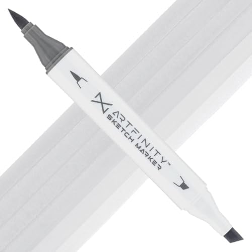 Artfinity Sketch Markers - Neutral Gray 1 NG1, Vibrant, Professional, Dye-Based Alcohol Markers for Artists, Drawing, Travel, & More