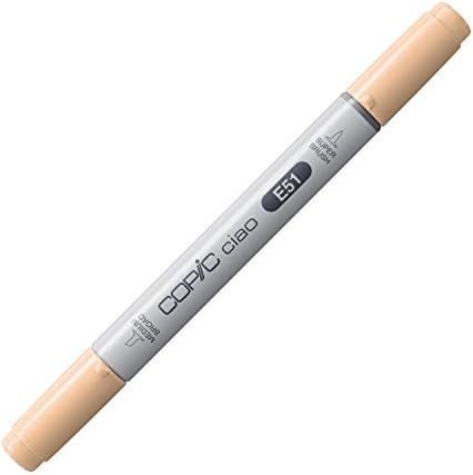 Copic Markers E51 Ciao with Replaceable Nib, Milky White