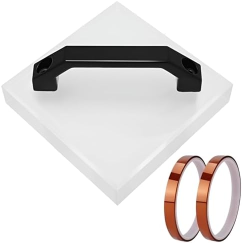 HTV Cooling Block with Handle & Heat Resistant Tape, Craft Tool Cooler Heat Transfer Projects Cooing Tool, Heat Press Accessories for Cricut Sublimation Paper, DTF Transfer Film, Iron on Vinyl