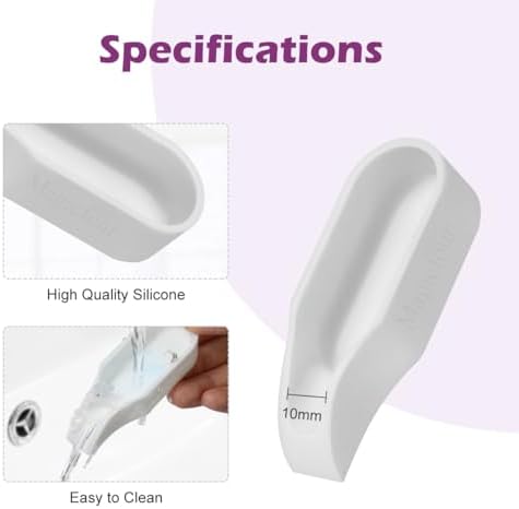 Magicfour Silicone Paint Brush Rest Holder for Watercolor Oil Acrylic Painting Brush, 6 Pcs Artist Brush Holder Caddy Organizer Solution for Painting Accessories- Space Saving Design
