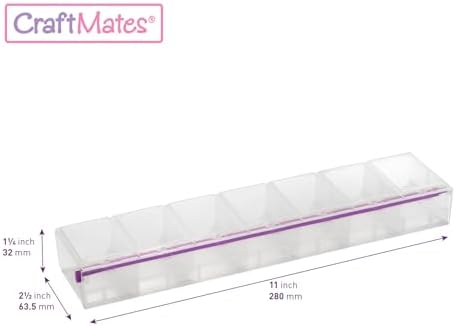 Craft Mates Craft & Sewing Supplies Organizer, 14 Locking Compartments, 3XL