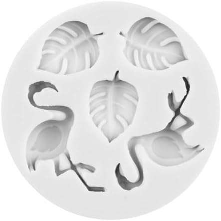 Flamingo Silicone Molds Flamingo Flower Polymer Clay Mold Set of 6