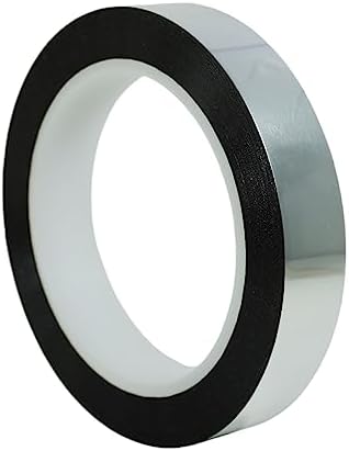 GGR Supplies MMYP-1 Silver Metalized Polyester Film Tape, 3/4 Inch x 72 Yds