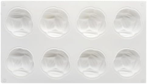 Silicone Mold for Baking Cakes,Soap Molds,Flower Shape Silicone Molds for Homemade French Dessert Mold for Pastry Chocolate,Jelly Chocolate Mold ＆ Ice Cube Tray (G_ Coffee Beans)