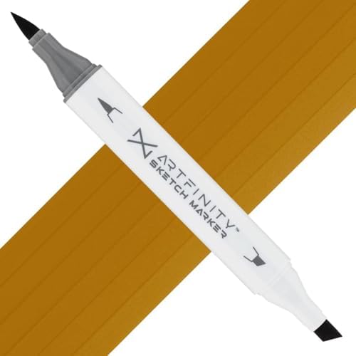 Artfinity Sketch Markers - Caribe Cocoa E4-5, Vibrant, Professional, Dye-Based Alcohol Markers for Artists, Drawing, Travel, & More