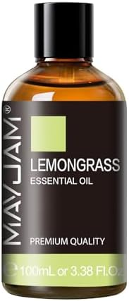 MAYJAM Lemongrass Essential Oil for Diffuser Soap Candle Making, 3.38FL.OZ