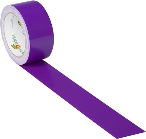 Duck 283138 Tape, Purple Duchess, 1.88 inches x 20 Yards, Single Roll- Pack of 2