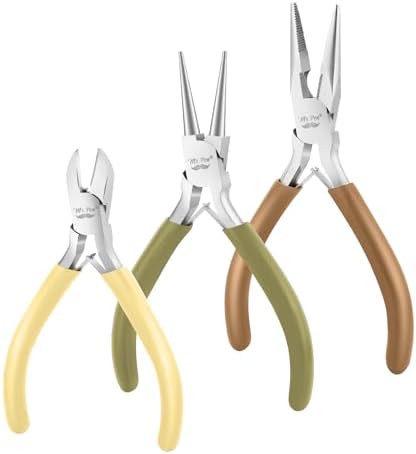 Mr. Pen- Pliers for Jewelry Making, 3 Pack, Chain Nose