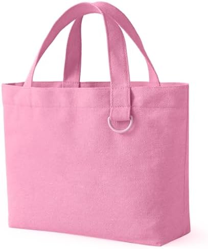 1 | 12 | 24 Pack Small Canvas Tote Bags, Mini Tote Bags Bulk for Women, DIY Blank Reusable Cute Sublimation Tote Bag