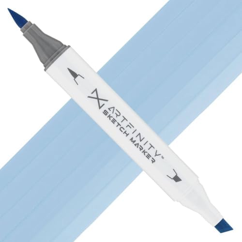Artfinity Sketch Markers - Deco Blue B7-2, Vibrant, Professional, Dye-Based Alcohol Markers for Artists, Drawing, Travel, & More