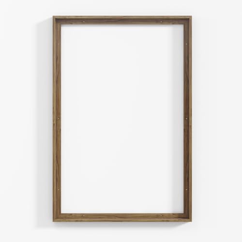 Venusmiles Canvas Frame 24x36 Frame for Canvas Painting Floating for 1" Deep, Floater for Canvas Artist Panel Oil Painting Wall Art Décor, Vertical or Horizontal Picture Wall Decor, Natural