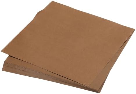 MECCANIXITY 50 Sheets Origami Paper Double Sided Light Brown 6x6 Inch Square Sheet for Art Craft Project, Beginners, Gifts Decor