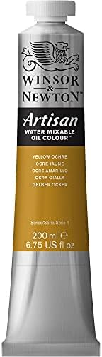 Winsor & Newton Artisan Water Mixable Oil Paint, 200ml, Yellow Ochre