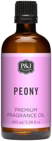 P&J Trading Fragrance Oil | Peony Oil 100ml - Candle Scents for Candle Making, Freshie Scents, Soap Making Supplies, Diffuser Oil Scents