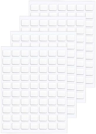 JANYUN 280Pcs Double Sided Sticky Dots, 8 x 10mm Square Putty Adhesive Tape
