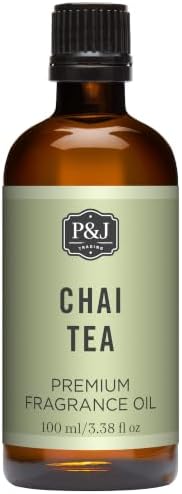 P&J Fragrance Oil - Chai Tea Scented Candle Making, Soap Making, Diffuser Oil, 100ml