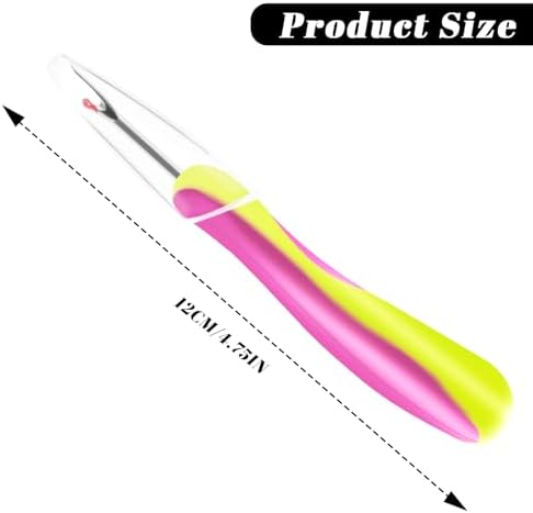 Needle and Thread Seam Ripper, Rippers for Sewing and Thread,Remover Stitch Tool for Hand Sewing, Knitting, Cross Stitching, Embroidery and Thread Removal (Green)