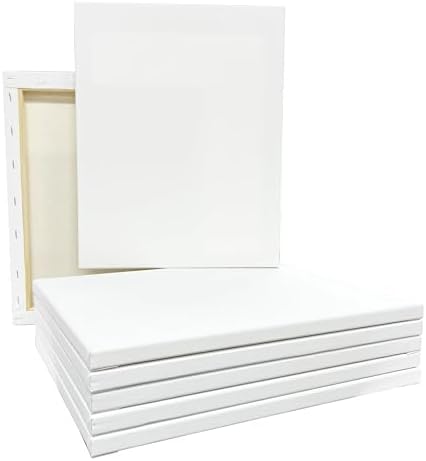 Artist's Loft 7 Count (28 Total) 11” x 14” Super Value Canvas Necessities - Acid Free Cotton Canvas for Paint, Acrylic, & Oils - Bulk 4 Pack
