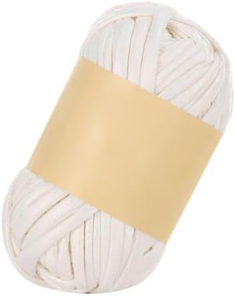 T-Shirt Yarn, Crochet Yarn for Beginner Crochet Bags/Basket/Coaster, Shiny