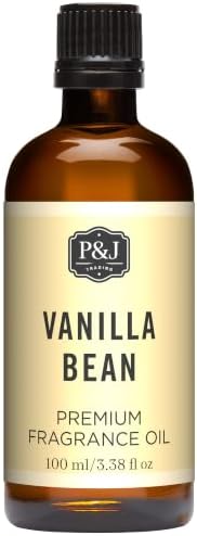 P&J Trading Fragrance | Vanilla Bean Oil 100ml - Candle Scents for Candle Making, Freshie Scent, Soap Making Supplies, Diffuser Oil Scents