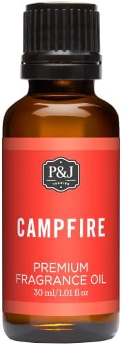 P&J Trading Fragrance Oil | Campfire Oil 30ml - Candle Scents for Candle Making, Freshie Scents, Soap Making Supplies, Diffuser Oil Scents