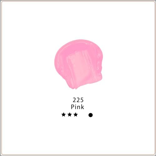 Artecho Pink Acrylic Paint 120ml /4.05oz Tube | Semi Glossy Finish, High Pigment Rich Color Craft Paint for Canvas, Rocks, Wood, Fabric, Ceramic, Non-Toxic