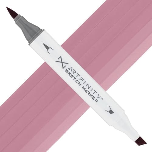 Artfinity Sketch Markers - Blush Pink RV6-3, Vibrant, Professional, Dye-Based Alcohol Markers for Artists, Drawing, Travel, & More