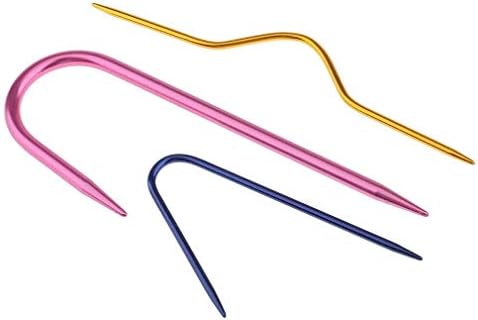 Zuoyou 9PCS Aluminum Knit Holders Cable Stitch Knitting Needles Set Markers Locking Stitch Seam DIY Crafts Sewing Knitting Tools