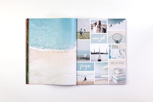 Free Period Press Vision Board Book, 700+ Words & Images in All Categories, for Visualizing Your Life Goals & Dreams, Playful, Stylish Pictures for Collage Making & Scrapbooking (Adult) (Pack of 2)