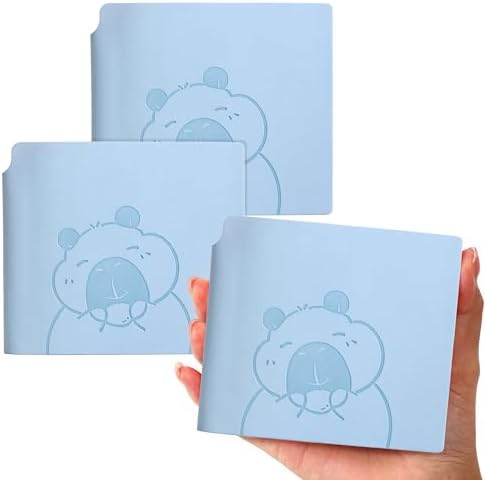 3 Pack Mini Capybara 5x5 Grid Notebooks Cartoon Pocket Quad‑ruled Journals