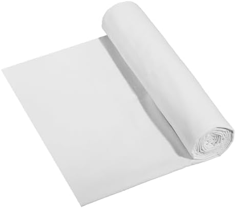 10oz Natural Cotton Blend Canvas Fabric, Duck Canvas Fabric, 60'' Wide for Arts & Crafts, Painting, Handmade Home Decor (White, 3 Yard)