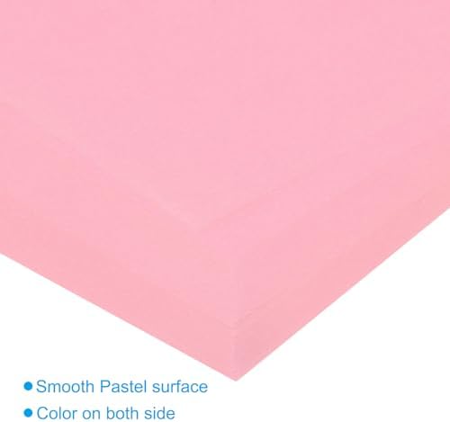MECCANIXITY 50 Sheets Origami Paper Double Sided 8x8 Inch(20x20cm) Square Sheet for Art Craft Project, Beginners, Gifts Decor, Light Pink