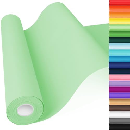Light Green Wrapping Paper, 15"x900" (75FT) Craft Paper Kraft Paper Roll