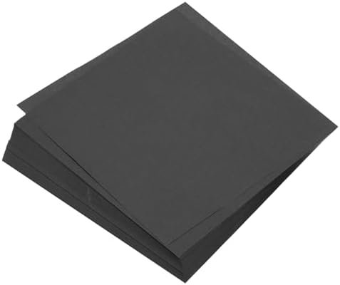 MECCANIXITY 50 Sheets Origami Paper Double Sided 8x8 Inch(20x20cm) Square Sheet for Art Craft Project, Beginners, Gifts Decor, Black