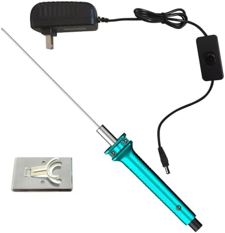 Hot Wire Pen, Electric Hot Wire Cutter Pen 15cm, Styrofoam Cutting Hot Pen Hot Wire Cutting Pen for Amateur DIY Heat Cutting Engraving Pen, Art Making, Foam Carving (blue, 150mm)