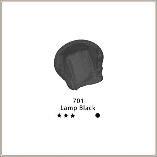 Artecho Black Acrylic Paint, Lamp Black Paint (120ml / 4.05oz) Tubes, Art Craft Paints for Canvas, Rock, Stone, Wood, Fabric, Art Supplies | Semi Glossy Finish, High Pigment Rich Color Craft Paint for Canvas, Rocks, Wood, Fabric, Ceramic, Non-Toxic