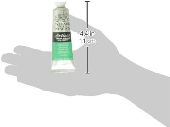 Winsor & Newton Artisan Water Mixable Oil Colour, 1.25-oz (37ml), Phthalo Green (Yellow Shade)