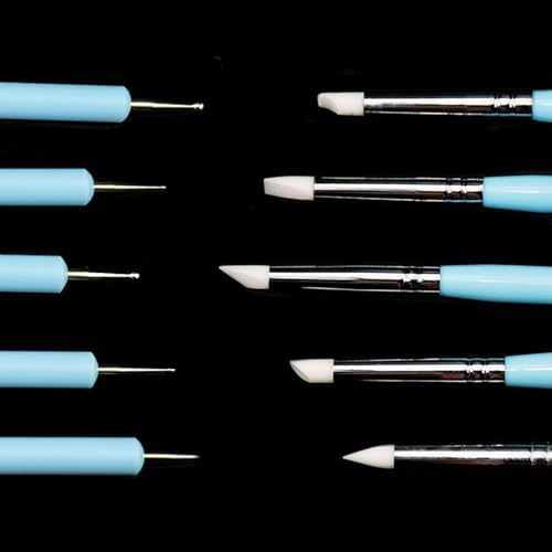 Polymer Clay Tools 23pcs Modeling Clay Sculpting Tools Set Polymer Clay Sculpting Carving Tools Including Molding Rods,Drill Pen, Carving Tool