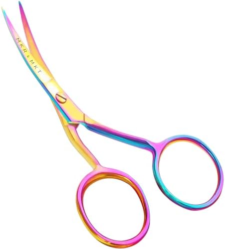 Applique Embroidery Scissors Set - Duckbill & Needlepoint, 4.5", Rainbow
