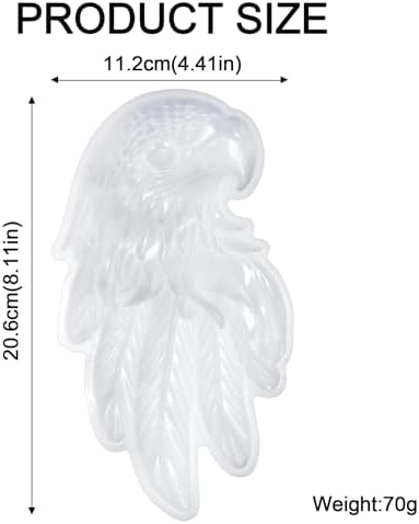 3D Eagle Silicone Mold for Epoxy/UV Resin Casting DIY Craft Art Decors