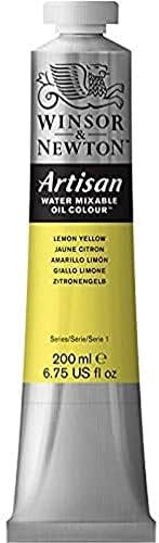 Winsor & Newton Artisan Water Mixable Oil Paint, 200ml, Lemon Yellow