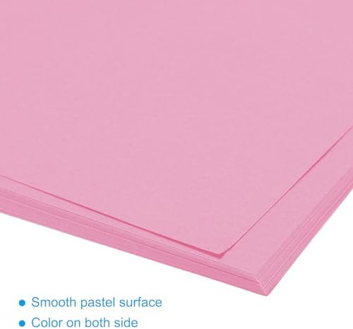 MECCANIXITY 50 Sheet Origami Paper Double Sided Pink 5.5x5.5 Inch Square Sheet for Art Craft Project, Beginners, Gifts Decor