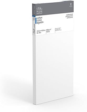 Winsor & Newton 6203037 Professional Cotton Canvas, 8" x 16"