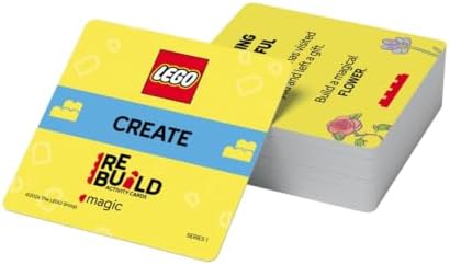 LEGO Recreate Activity Cards – Magic | Fantasy Building Game with 30+ Activity Cards & 25 LEGO Elements | Ages 6+